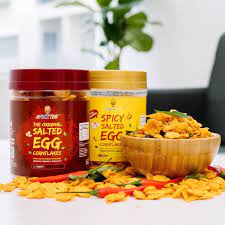 Cornflakes telur masin rangup mudah / salted egg cornflakes recipe. Aducktive Salted Egg Spicy Cornflakes Original Salted Egg Cornflakes 220 Gram Postage Everyday At Noon Shopee Malaysia