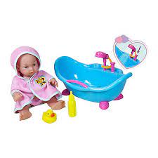 What is more, bins for storing the clothes and hangers are included. Lissi 12 In Baby Doll Bath Set With Bathtub 71188 At Tractor Supply Co