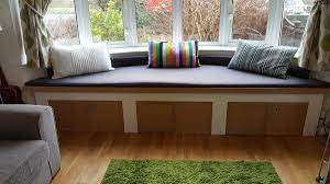 They can be polygonal, square, or curved, and they can each feature a different number of no matter the shape or size of your bay window, a flexible curtain track can be installed to fit the area. North Leeds Joinery On Twitter Curved Bay Bay Window Bench Seat With Storage Underneath Finally Finished And Photographed