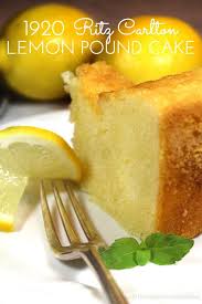 1920 Famous Ritz Carlton Lemon Pound Cake Recipe Is The One For You This Dense Old Fashioned Buttery Lemon Pound Cake Recipe Lemon Recipes Pound Cake Recipes