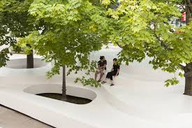 Le Banc De Neige C Maxime Brouillet Public Space Public Space Design Plaza Design