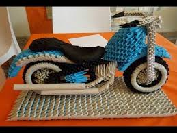 27 19 Origami 3d La Mia Moto Youtube In 2020 Origami Origami Tutorial 3d Origami