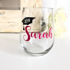 College Graduation Gift Graduation Wine Glass Graduation Gift Etsy Graduation Glass Funny Graduation Gifts College Graduation Gifts