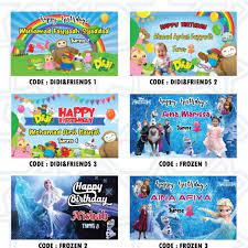 Bahkan bagi mereka yang mempunyai. Banner Hari Jadi Birthday Akikah Tema Kartun Saiz 3x5 Kaki 24 Hour Ship Shopee Malaysia