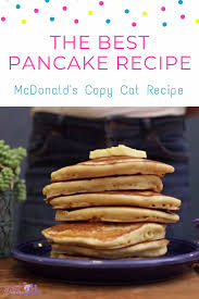 Mcdonalds Pancake Recipe Great Freezer Recipe Video Recipe Video Best Pancake Recipe Homemade Pancake Recipe Easy Homemade Pancake Recipe