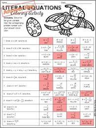I emphasized both solving famous formulas for a specific. Writing Literal Equations Literal Equations Word Problem Worksheets Persuasive Writing Prompts
