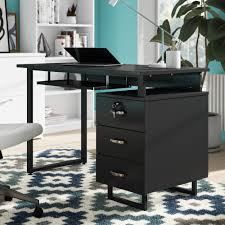 Computer desk cabinet mailbox cupboard locker campervan lock. Symple Stuff Swanner Desk Reviews Wayfair