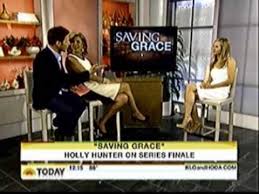 Holly hunter's character is sexual, rowdy, living on the edge and on top of everything, she is a good and caring oklahoma police woman. Holly Hunter Talking About The Series Finale Of Saving Grace Youtube