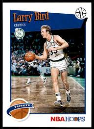 Search results for historical larry bird basketball card values based on successful ebay and auction house sales of graded cards. 2019 20 Panini Nba Hoops Larry Bird Tribute 289 On Kronozio