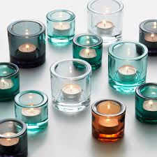 The holders can house tea light and very small pillar candles. Iittala Kivi Tealight Holder Connox