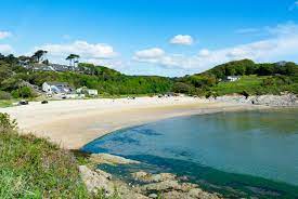 A moment's walk from your holiday home. Maenporth Beach Cornwall Beaches Luxury Cornish Breaks
