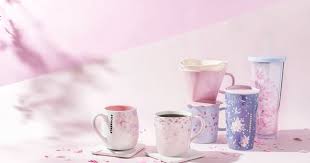 春天來了 星巴克出40款 櫻花系 商品 必收夜櫻馬克杯 食尚玩家 glassware tableware mugs