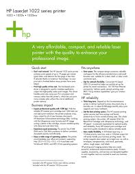 Download the latest and official version of drivers for hp l… Laserjet 1022nw Printer Manualzz