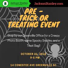Join Us At Our Greenville Office For Our Pre Trick Or Treating Event Complete With A Creepy Photo Bo Commercial Real Estate Creepy Photos Real Estate Services