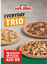 How big is a medium pizza from papa johns. Papa John S Pizza Menu Menu For Papa John S Pizza Oud Metha Dubai