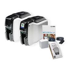 A bank) which enables a customer to access their financial accounts via its and others' automated teller machines (atms) and to make approved point of purchase retail transactions (i.e. Id Card Printers Zebra