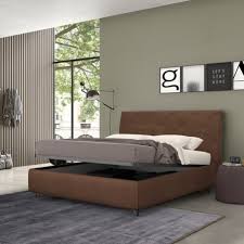 Trova una vasta selezione di letto contenitore 160x190 a prezzi vantaggiosi su ebay. Letto Con Contenitore Matrimoniale Mozart Marrone Tessuto Effetto Vintage