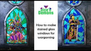 Stained glass is easier than it seems.&nbsp; How To Make Stained Glass Windows For Wargaming Youtube