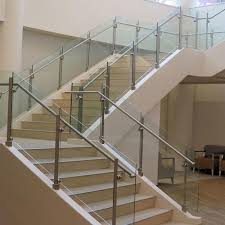 Maybe you would like to learn more about one of these? Stainless Steel Handrail And Glass Safety Stair Glass Railing Rs 1050 Square Feet Id 20274436673