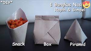 Maybe you would like to learn more about one of these? Inilah 3 Cara Buat Bungkus Nasi Jadi Kemasan Diy Youtube