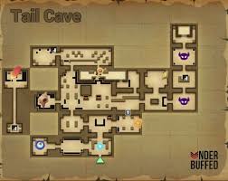 Map of pieces of heart map of secret seashells. Link S Awakening Tail Cave Dungeon Underbuffed