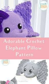 Crochet Elephant Pillow Pattern Crochet News