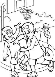 Free Easy To Print Basketball Coloring Pages Sports Coloring Pages Coloring Pages Street Game