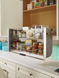 pull down shelf traditional kitchen