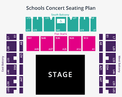 Schools Concert Seating Plan Click To Enlarge W Raised