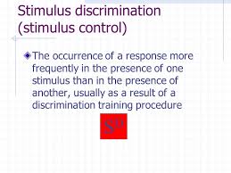 Discrimination Ch 12 Today Discrimination Training Stimulus Control Difference Between Differential Reinforcement And Discrimination Training Procedures Ppt Download