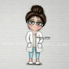 Beautiful Doctor Doctor Painting Cute Cartoon Wallpapers Girl Doctor