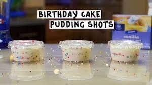 Apr 26, 2019 · cake. Birthday Cake Pudding Shots Tipsy Bartender Youtube