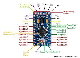 I will also describe some of the important specifications that are to be considered while designing the embedded system based on arduino such as. Arduino Pro Mini Pinout Pin Diagram And Specifications In Detail