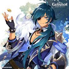 Kaeya genshin impact official art