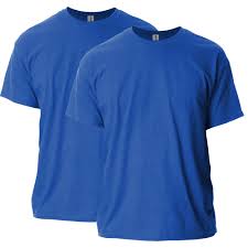 Gildan Men's Ultra Cotton T-Shirt, Style G2000, Pack of 2, XL, Royal/  Antique Royal : Buy Online at Best Price in KSA