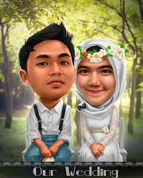 M 170 Caricature Karikatur Smudge Art Funny Lol Pictures Indonesia Cartoon Lucu Happy Hits Hitz Couple Wedding Romant Kartun Karikatur Animasi