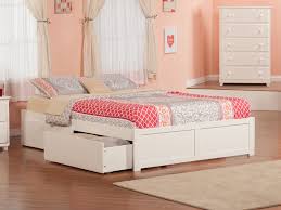 Sleepalace white metal platform bed frame queen size with headboard and footboard slat suppot,mattress foundation,five years warranty. Red Barrel Studio Apiffany Queen Solid Wood Storage Platform Bed Reviews Wayfair