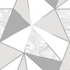 Pink and gray triangle wallpaper. Pink White And Grey Geometric Wallpaper