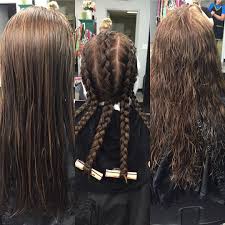 Braid Perm Before During And After Hairbykeylee Permed Hairstyles Hair Styles Perm