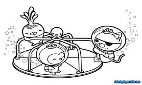 Coloring pages octonauts captain barnacles swim in the coloring page. Oyster And Pearl Octonauts Coloring Pages Free Coloring Library