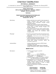 Download contoh sk surat tugas operator emis tpq madin ponpes contoh format sk profil masjid al muhajirin perumnas bukit sanggulan indah bsi tab sk pengurus masjid doc document contoh surat keputusan sk pendirian paud tk kb tpa sps paud jateng 3 sk pembentukan tim siaga bencana contoh profil tpq bisa download format doc words pontren com. Contoh Sk Guru Tpq Doc Masnurul