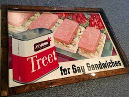 Vintage Advertising Poster Armour Treet for Gay Sandwiches