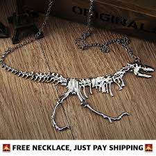 No One Can Resist A T Rex Skeleton Necklace Especially When It Is Free Skeleton Necklace Dinosaur Skeleton Necklace
