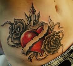 Blue rose tattoo on the bicep. 101 Heart Tattoo Designs That Will Cause You Fall In Love Again