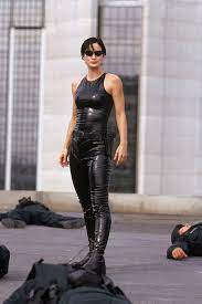 Carrie Anne Moss Leather In Matrix Carrie Anne Moss The Matrix Movie Movies