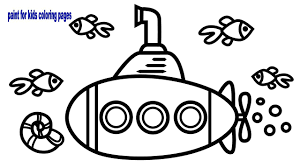 Get crafts, coloring pages, lessons, and more! Coloring Pages Underwater Submarine At Sea For Children How To Draw Submarine Youtube