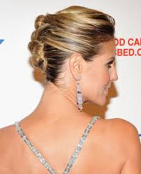Creative styling tricks for girls with short tresses. A Creative And Elegant New Way To Wear Buns Courtesy Of Heidi Klum Glamour