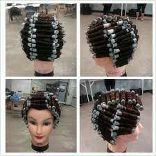Straight Back 9 Section Perm Wrap On Base Rod Placement Start At The Front Hairline Center Section And Nape Area Then Crazy Hair Days Fantasy Hair Perm