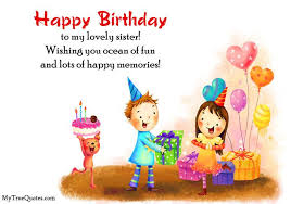 Best Happy Birthday Wishes For Brother Sister Short Bday Happy Birthday Sister Sister Birthday Quotes Birthday Wishes For Brother
