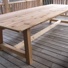 Large Outdoor Dining Table Cedar Outdoor Dining Table Outdoor Dining Table Diy Wooden Garden Table